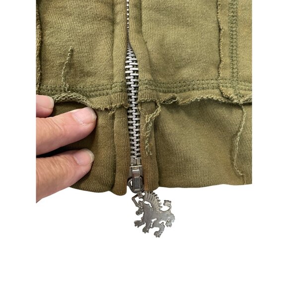 Blac Label Mens army green graphic embroided Hoodie sweatshirt Size 3XL SKU 9290 - Picture 10 of 16